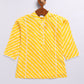 Boy's Yellow Cotton Kurta Dhoti Set