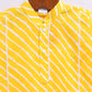 Boy's Yellow Cotton Kurta Dhoti Set