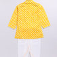Boy's Yellow Cotton Kurta Dhoti Set
