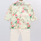 Boy's' Yellow Floral Printed Cotton Kurta Pyjama Set
