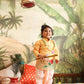 Boy's' Yellow Krishna Kurta And Dhoti Set