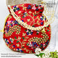 Handmade Embroided Flowery Wedding Potli