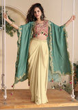 Creamy Pink Embroidered Shrug SWYN