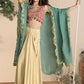 Creamy Pink Embroidered Shrug SWYN