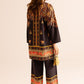 Poly lawn Co Ord Set in Black