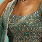 Embellished Beads & Stones Semi-Stitched Lehenga & Unstitched Blouse With Dupatta