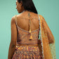 Embellished Beads & Stones Semi-Stitched Lehenga & Unstitched Blouse With Dupatta