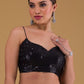 Embellished Sequinned Semi-Stitched Lehenga Choli With Dupatta