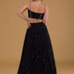 Embellished Sequinned Semi-Stitched Lehenga Choli With Dupatta