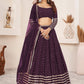 Embellished Sequinned Semi-Stitched Lehenga & Unstitched Blouse With Dupatta