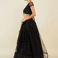 Embellished Sequinned Semi-Stitched Lehenga & Unstitched Blouse With Dupatta