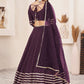 Embellished Sequinned Semi-Stitched Lehenga & Unstitched Blouse With Dupatta