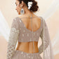 Embroidered Mirror Work Semi-Stitched Lehenga Choli With Dupatta