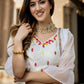 Embroidered Mirror Work Semi-Stitched Lehenga &  Unstitched Blouse With Dupatta