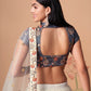 Embroidered Mirror Work Semi-Stitched Lehenga & Unstitched Blouse With Dupatta