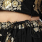 Embroidered Net Semi-Stitched Lehenga & Unstitched Blouse With Dupatta