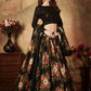 Embroidered Semi-Stitched Lehenga & Unstitched Blouse With Dupatta