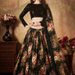 Embroidered Semi-Stitched Lehenga & Unstitched Blouse With Dupatta