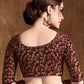 Embroidered Semi-Stitched Lehenga & Unstitched Blouse With Dupatta