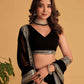 Embroidered Sequinned Semi-Stitched Lehenga & Unstitched Blouse With Dupatta