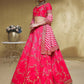 Embroidered Sequinned Semi-Stitched Lehenga &amp; Unstitched Blouse With Dupatta