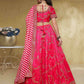 Embroidered Sequinned Semi-Stitched Lehenga &amp; Unstitched Blouse With Dupatta