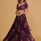Embroidered Sequinned Semi-Stitched Lehenga & Unstitched Blouse With Dupatta