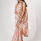 Gorgeous White Floral Printed Organza Party Wear Saree With Blouse