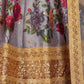 Printed Semi-Stitched Lehenga Unstitched Blouse With Dupatta