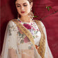 Printed Semi-Stitched Lehenga Unstitched Blouse With Dupatta