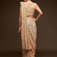 Ivory Fully Sequined Georgette Party Wear Saree