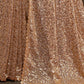 Ivory Fully Sequined Georgette Party Wear Saree
