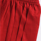 Girl's' Aqua Base Red Kurta And Pant Set
