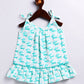 Girl's' Aqua Dress