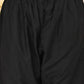 Girl's' Black Embellished Kurta Pyjama Set