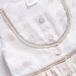 Girl's' Cream Ethnic Combo Set