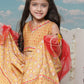 Girl's' Floral Printed Lehenga Choli With Dupatta