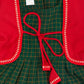 Girl's' Green Dress With Jacket