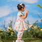Girl's Multi Color Co Ords