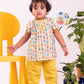 Girl's' Multi Color Kurta Set