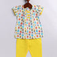 Girl's' Multi Color Kurta Set