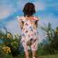 Girl's Multi Color Romper