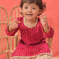 Girl's Pink Bandhni Print Kurta And Patiala Set