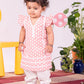 Girl's' Pink Kurta Set