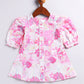 Girl's' Pink Kurta Set
