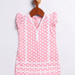 Girl's' Pink Kurta Set
