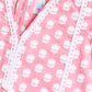 Girl's' Pink Kurta Set