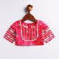 Girl's' Pink Lehenga Choli With Dupatta