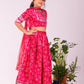 Girl's' Pink Lehenga Set