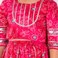 Girl's' Pink Lehenga Set